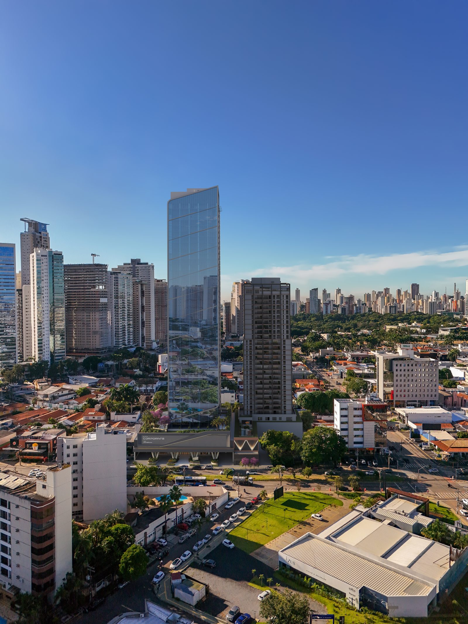 City Corporate — salas comerciais de 45 a 111 m² em Goiânia — Comercial à venda em Setor Marista (foto 2)