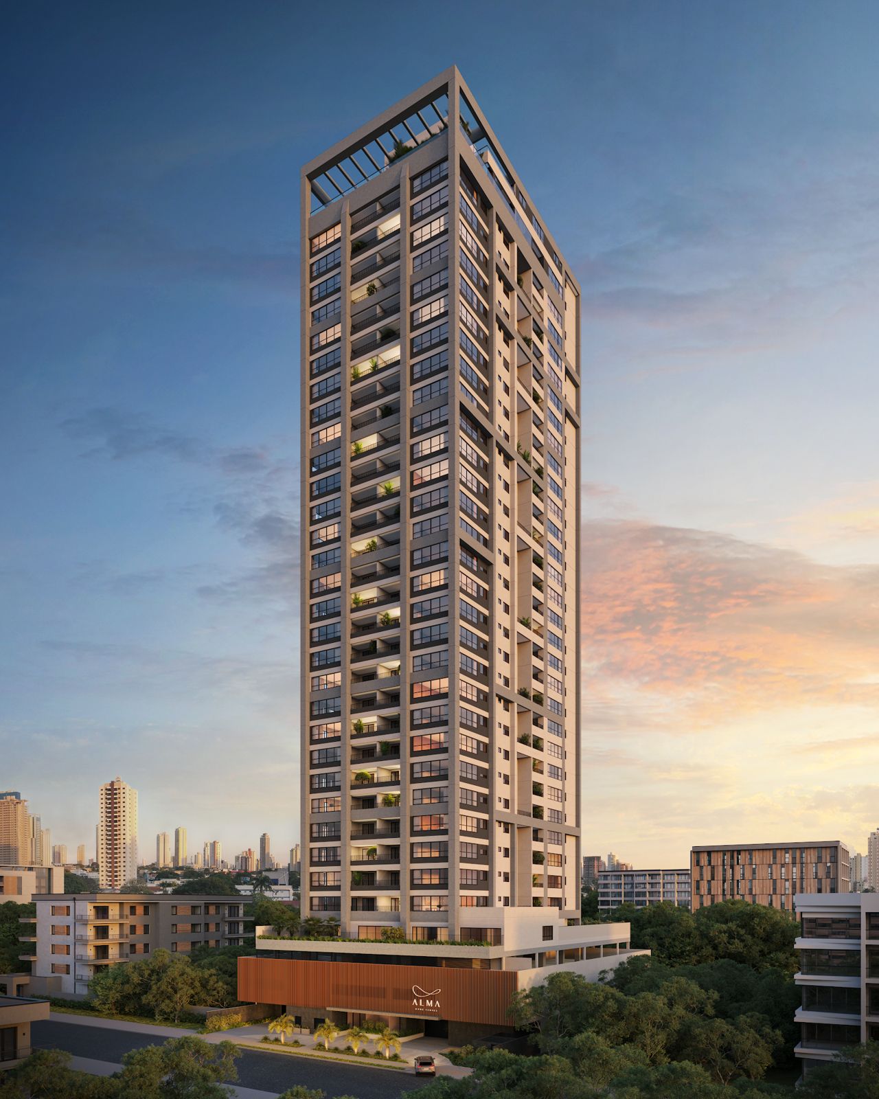 Alma Home Senses — apartamentos de 152 a 248 m² com deck casal — Apartamento à venda em Setor Oeste (foto 1)
