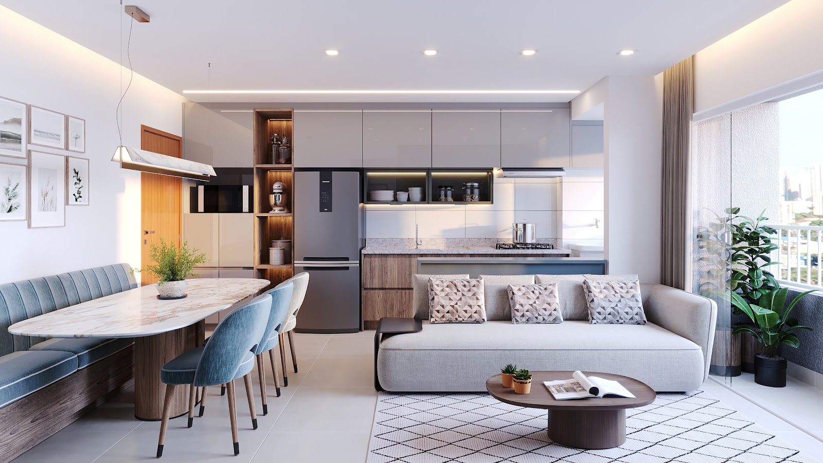 Aurora Lago das Rosas — 2 quartos a 3 suítes no Setor Oeste — Apartamento à venda em Setor Oeste (foto 5)