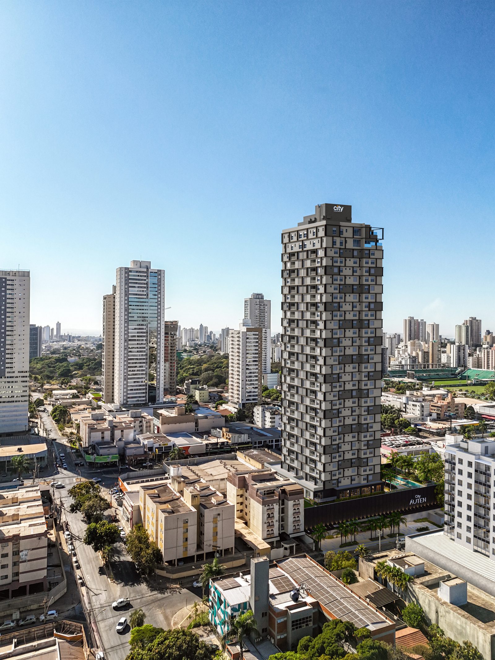 City Auten — 3 e 4 suítes de 115 a 276 m² em Goiânia — Apartamento à venda em Setor Bueno (foto 1)