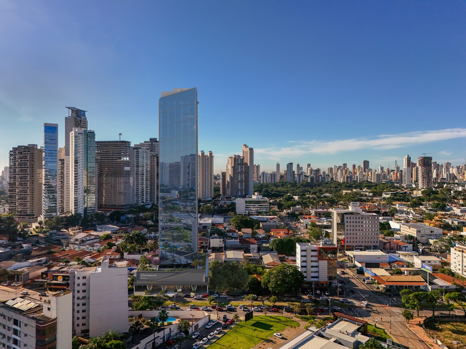 City Corporate — salas comerciais de 45 a 111 m² em Goiânia — Comercial à venda em Setor Marista (foto 1)