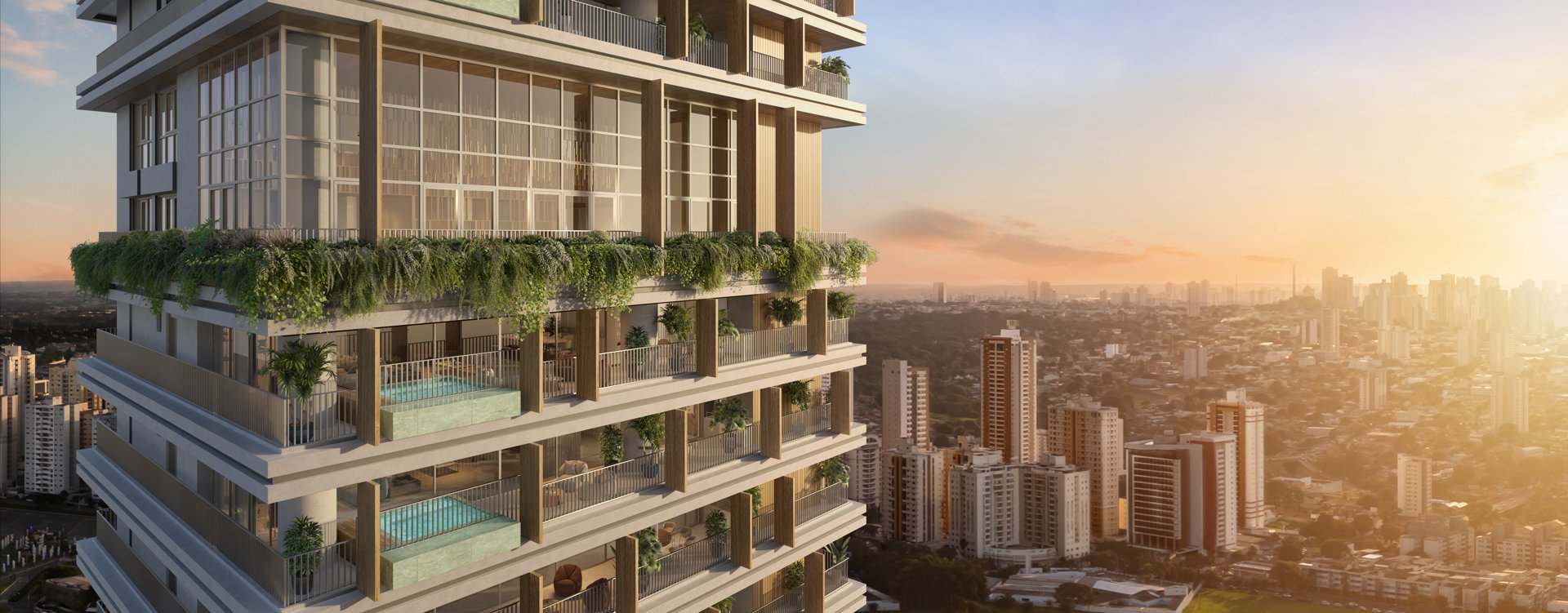 Legítimo Flamboyant Residencial — 420 m² com 4 suítes e piscina privativa — Apartamento à venda em Jardim Goiás (foto 2)
