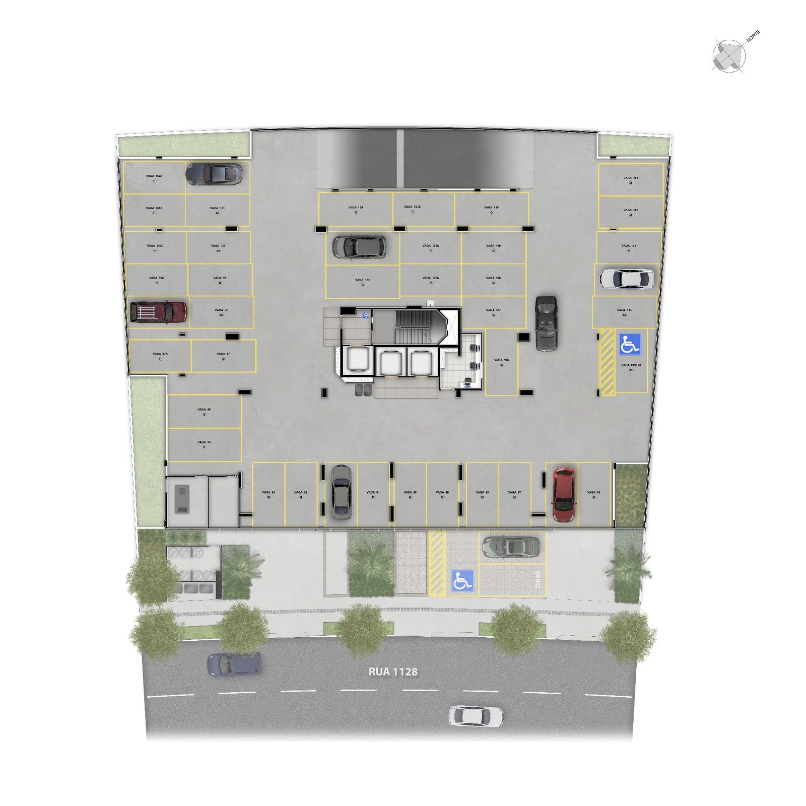 Planta Planta 4 — Atoll Residências — apartamento de 80 m² pronto para morar em Goiânia