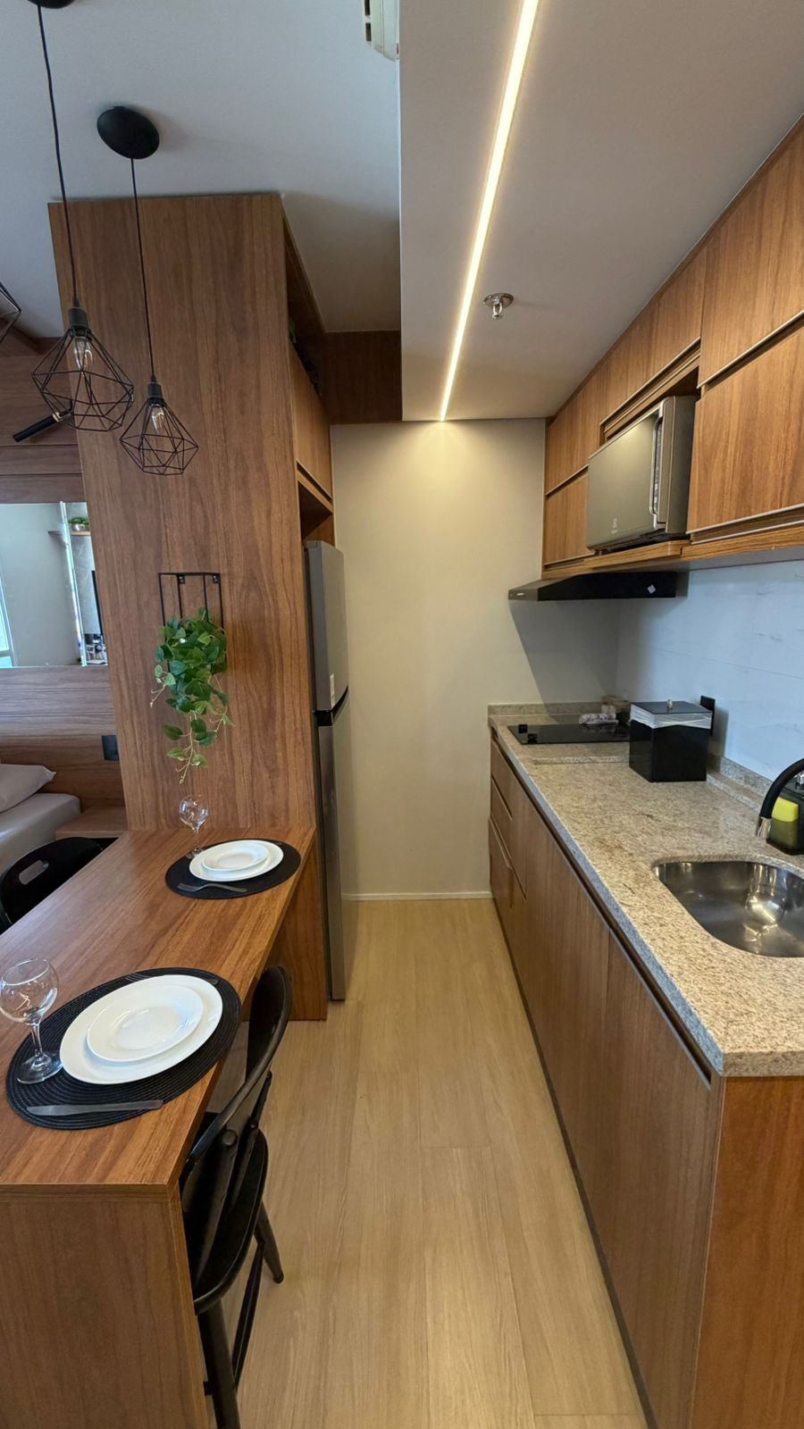 Studio mobiliado e decorado no Blend, com 28 m² no Setor Marista — miniatura 5